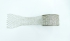 2.5 Inch Metallic Silver Expandable Mesh Wired Christmas Ribbon, 25 Feet Per Spool (Lot of 1 Spool) SALE ITEM