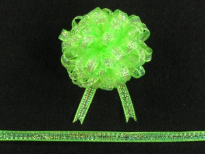 Pull Bow Ribbon , Apple Green, 1/4 Inch x 50 Yards (1 Spool) SALE ITEM