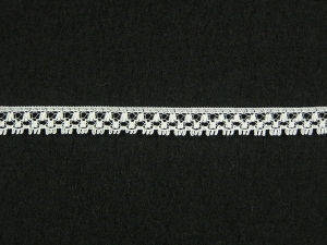 .375 inch Flat Lace, Ivory (100 yards) MADE IN USA