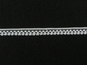 .375 inch Flat Lace, White (100 yards) 2812 White MADE IN USA