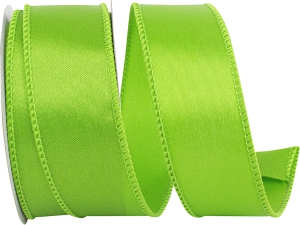 1.5 Inch Citrus Satin Ribbon With Wired Edges, 10 Yard Spool (1 Spool) SALE ITEM
