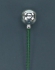 25MM Silver (Shiny) 25MM Plastic Ball Pick x1 (Lot of 1 Box - 144 Pcs.) SALE ITEM