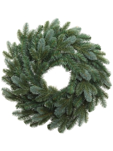 20 Inch Blue Spruce Artificial Pine Wreath - 178 Tips (lot of 1) SALE ITEM