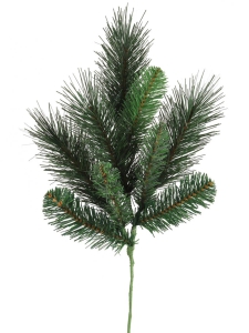 19 Inch Deluxe Mixed Evergreen Artificial Pine Spray x 9 (LOT OF 1 PC.) SALE ITEM