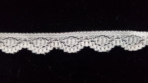 .5 inch Flat Lace, White (100 Yards) MADE IN USA