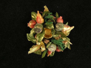 Christmas Taper Candle Ring (lot of 1)