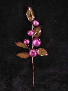 Purple Artificial Berry Spray, 16 inch (lot of 36)