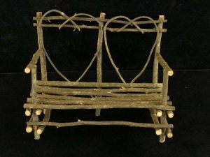 Twig Loveseat with Hearts (lot of 2) SALE ITEM