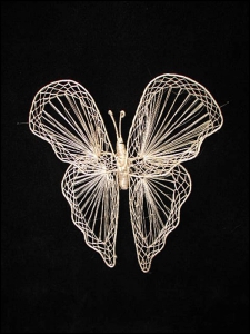 Abaca Butterfly with Scalloped Wings, 12 inch (lot of 24) SALE ITEM