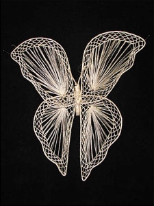 Abaca Butterfly with Scalloped Wings, 14 inch (lot of 24) SALE ITEM