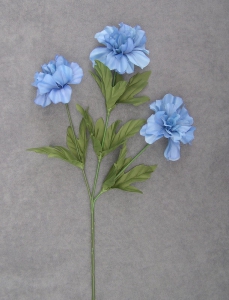 Peony Spray, colonial blue, 16 inch (lot of 12)
