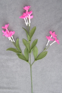 Exotic Silk Flower, fuchsia, 19 inch (lot of 12)