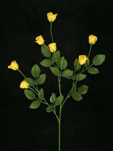 Rosebud Spray, yellow (lot of 12)