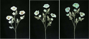 Anemone, aquamarine combo (lot of 12)