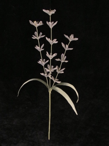 Pastel Water Color Lobelia Spray, Gray Combo (Lot of 12)