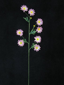 Handwrap Daisy, mauve, Artificial Silk Flower (lot of 12)