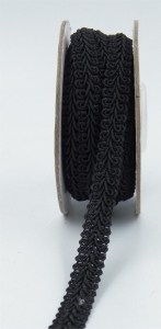 GIMP BRAID TRIM, Black, 5/16 Inch x 10 Yards (1 Spool) SALE ITEM