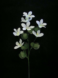 Hybrid Azalea, light blue, Artificial Silk Flower (lot of 12)