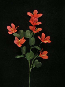 Hybrid Azalea, spice, Artificial Silk Flower (lot of 12)