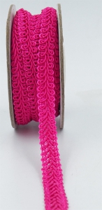 GIMP BRAID TRIM, Hot Pink, 3/8 Inch x 10 Yards (1 Spool) SALE ITEM