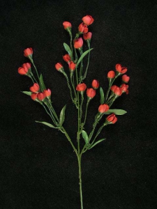 Pixie Blossom, spice, Artificial Silk Flower (lot of 12)