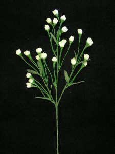 Pixie Blossom, yellow, Artificial Silk Flower (lot of 12)