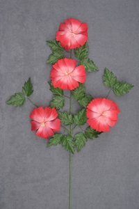 Handwrapped Zinnia, spice, Artificial Silk Flower (lot of 12)