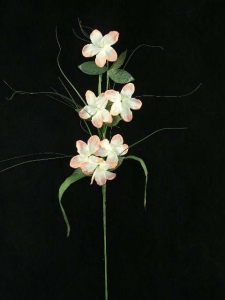 Handwrapped Blossom Spray, shrimp, Artificial Silk Flower (lot of 11)