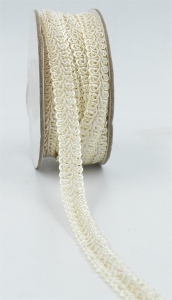 GIMP BRAID TRIM, Ivory, 3/8 Inch x 10 Yards (1 Spool) SALE ITEM