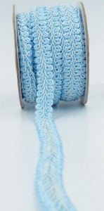 GIMP BRAID TRIM, Lt. Blue, 5/8 Inch x 10 Yards (1 Spool) SALE ITEM