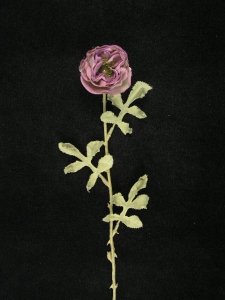 Dried Peony, lavender, Artificial Silk Flower (Lot of 1 Poly Sleeve - 12 Pcs. Per Sleeve)