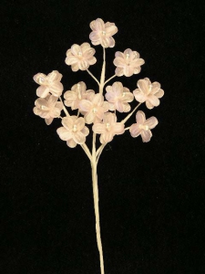 Bridal Flower, pink (Lot Of 12 pcs. - 2 Bags x 6 pcs. Per Bag) P35385 pink