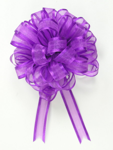 Pull A Bow Ribbon , Purple, 5/8 Inch x 25 Yards (1 Spool) SALE ITEM