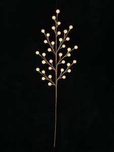 Peach (Frosted) Artificial-Berry Spray With 35 Berries (lot of 12) SALE ITEM