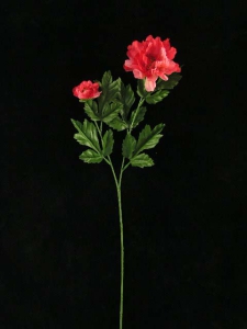 Hibiscus Spray, magenta, Artificial Silk Flower (lot of 12)