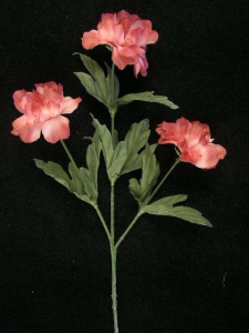 Peony, mauve (PR), Artificial Silk Flower (lot of 12)