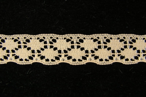 .75 Inch Flat Lace Trim, Ivory (500 Yards FULL SPOOL) MADE IN USA