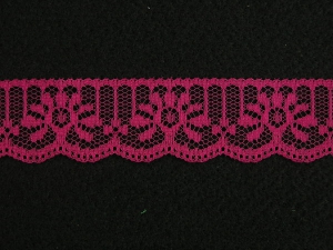 1.25 Inch Flat Lace, Cranberry (700 Yard - FULL SPOOL) MADE IN USA