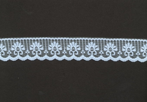 1.25 Inch Flat Lace, Light Blue (605 Yards - FULL SPOOL) MADE IN USA