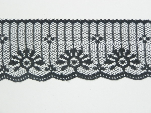 2 inch Flat Lace, black (350 yard FULL SPOOL)