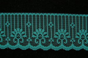 1.875 inch Flat Lace, teal (350 yards FULL SPOOL) MADE IN USA