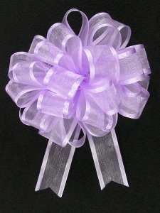 Pull A Bow Ribbon , Lavender, 7/8 Inch x 25 Yards (1 Spool) SALE ITEM