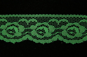 1.25 Inch Flat Lace, Emerald (775 YARDS - FULL SPOOL) MADE IN USA