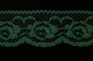 1.25 inch Flat Lace, hunter green (760-yard FULL SPOOL) MADE IN USA
